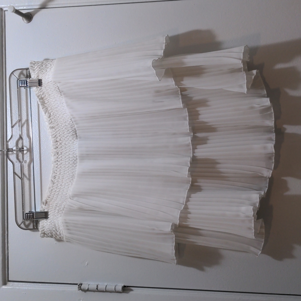 Zara Woman Off the Shoulder White Blouse